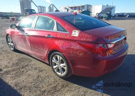 2013 Hyundai Sonata Limited z USA, uszkodzony, nr VIN 5NPEC4AC0DH706245